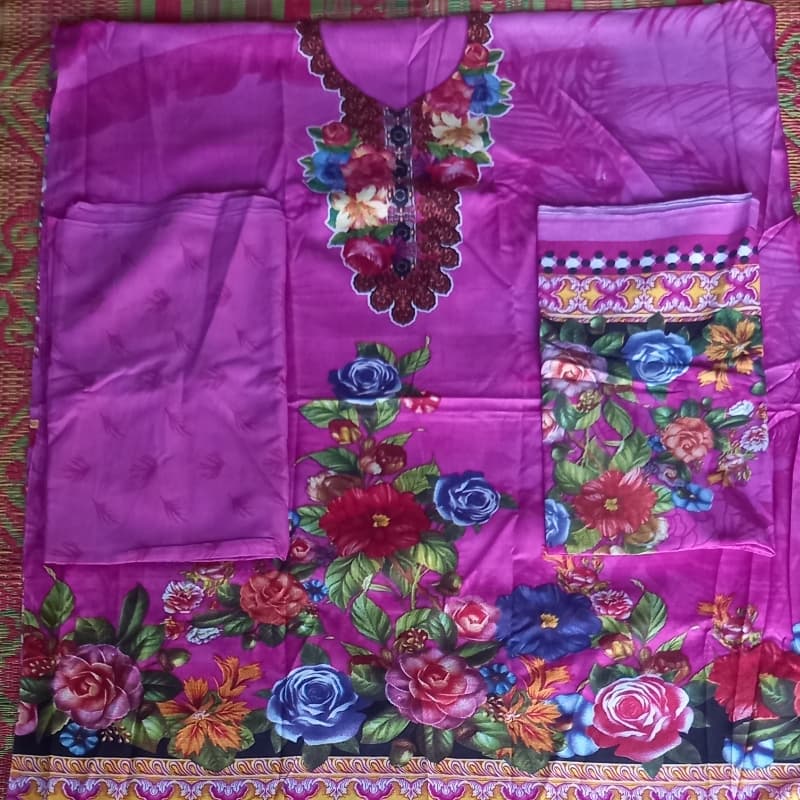 Marina print gala collection with same dupatta & print trouser