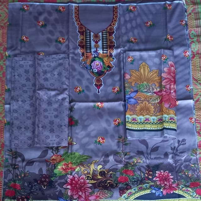 Marina print Collection with same dupatta &trouser